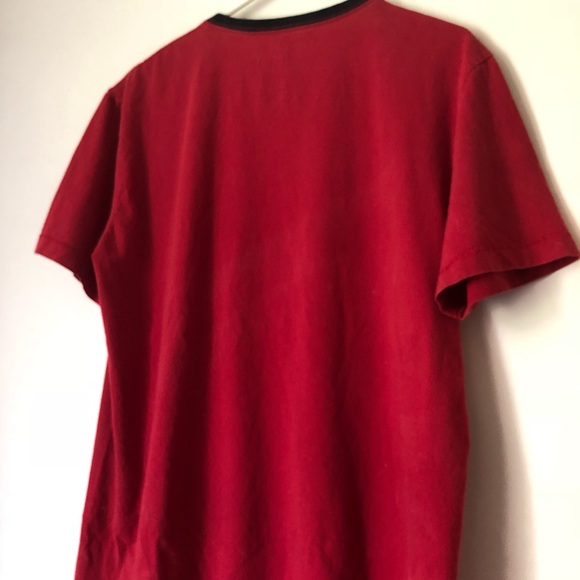 Tommy Hilfiger Red Logo Tee Size Large - Picture 5 of 5